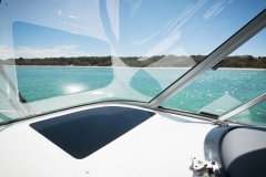 Curved Boat Windscreen