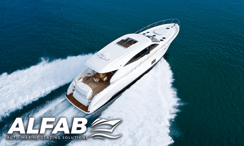 Luxury Motorboat with Marine Sunroom