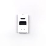 Flush Key Lock for Sliding Door Anodised Aluminium