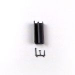 Grey Double Channel Sliding Window Track