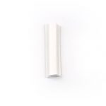 White Aluminium Frame Rubber Screw Cover Trim