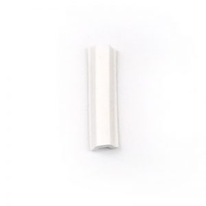 White Aluminium Frame Rubber Screw Cover Trim