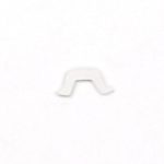 White Aluminium Frame Rubber Screw Cover Trim