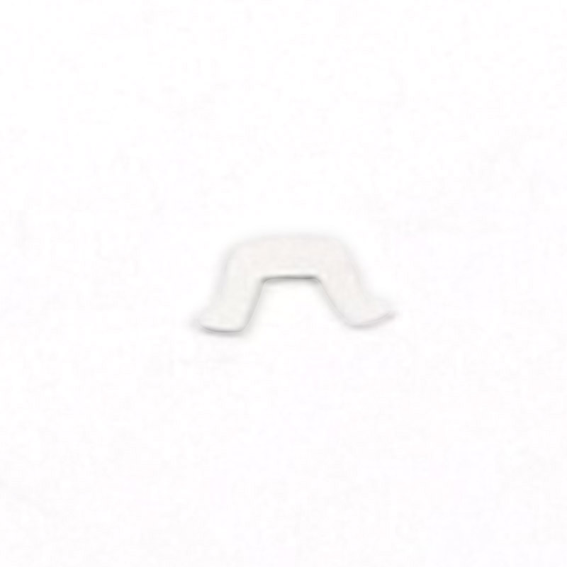 White Aluminium Frame Rubber Screw Cover Trim