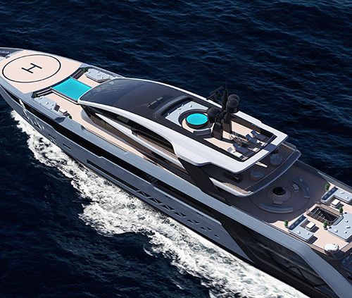 Dennis Suka 77 Metre Superyacht | ALFAB Australia Dennis Suka 77 Metre Superyacht