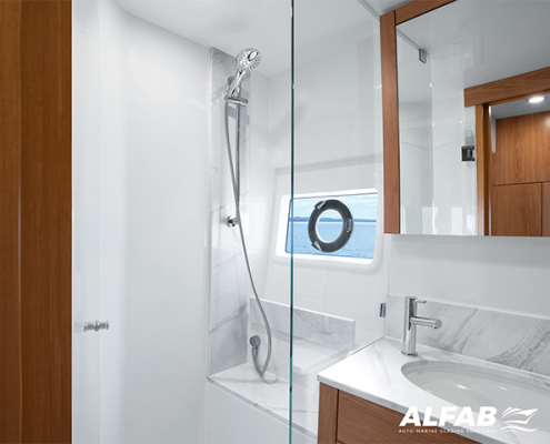 Glass in Modern Luxury Vessels - Bathroom 2 | ALFAB Australia Glass in Modern Luxury Vessels - Bathroom 2