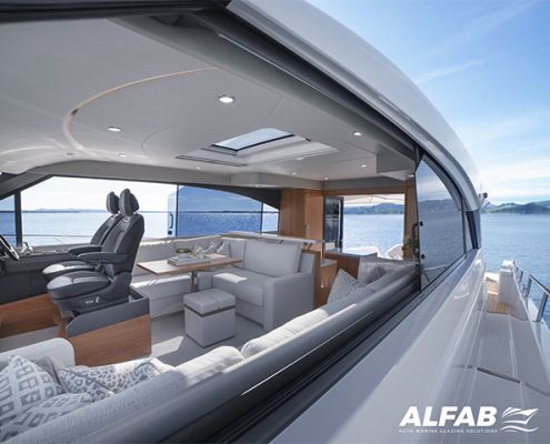 Glass in Modern Luxury Vessels - External windows | ALFAB Australia Glass in Modern Luxury Vessels - External windows