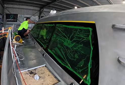 Window installation - Controlled finish | ALFAB Australia Window installation - Controlled finish