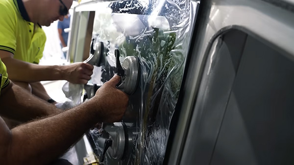 Window installation - In place